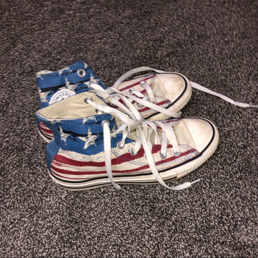 American Flag Converse